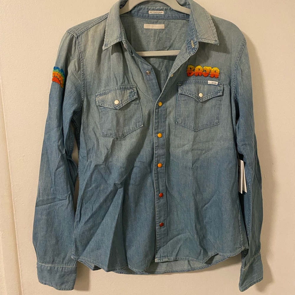 MOTHER Baja denim shirt